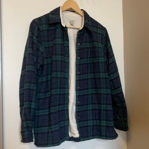 L.L. Bean Fleece Lined Flannel